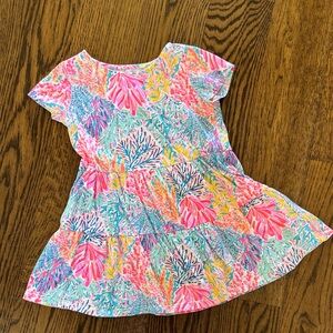 Lilly Pulitzer Vibrant Pink and Blue Kids Dress